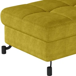 Best Couchhocker in Currygelb Stoffbezug - Tobrina Hocker