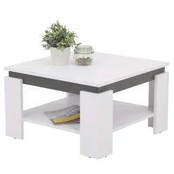 Sale Couchtisch in Weiß mit Anthrazit - Blacky Tische