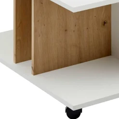 Outlet Couchtisch mit Ablagen auf Rollen - Hurada Tische