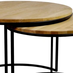 Hot Couchtisch Zweisatz aus Wildeiche - Cazama (zweiteilig) Tische