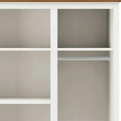 Sale Country Style Kleiderschrank mit 2 Schubladen - Abelkav Kleiderschränke|Schränke