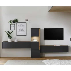 Sale Design Anbauwand fürs Wohnzimmer - Ahilav (dreiteilig) Wohnwände