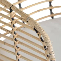 Best Design Armlehnenstuhl in Rattan Natur und Schwarz - Adatto (2er Set) Stühle