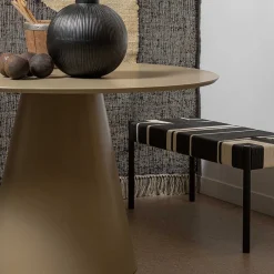 Best Design Bank in Schwarz mit Weiß - Giuseppa Sitzbank