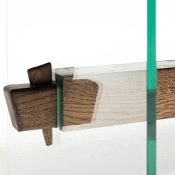 New Design Eiche Esstisch mit Glas Gestell - Ventida Tische