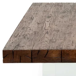 New Design Eiche Esstisch mit Glas Gestell - Ventida Tische