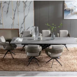 Sale Design Esszimmer Drehstuhl mit Armlehnen - Bailon (2er Set) Stühle