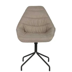 Sale Design Esszimmerstuhl in Taupe Lining gepolstert Stühle