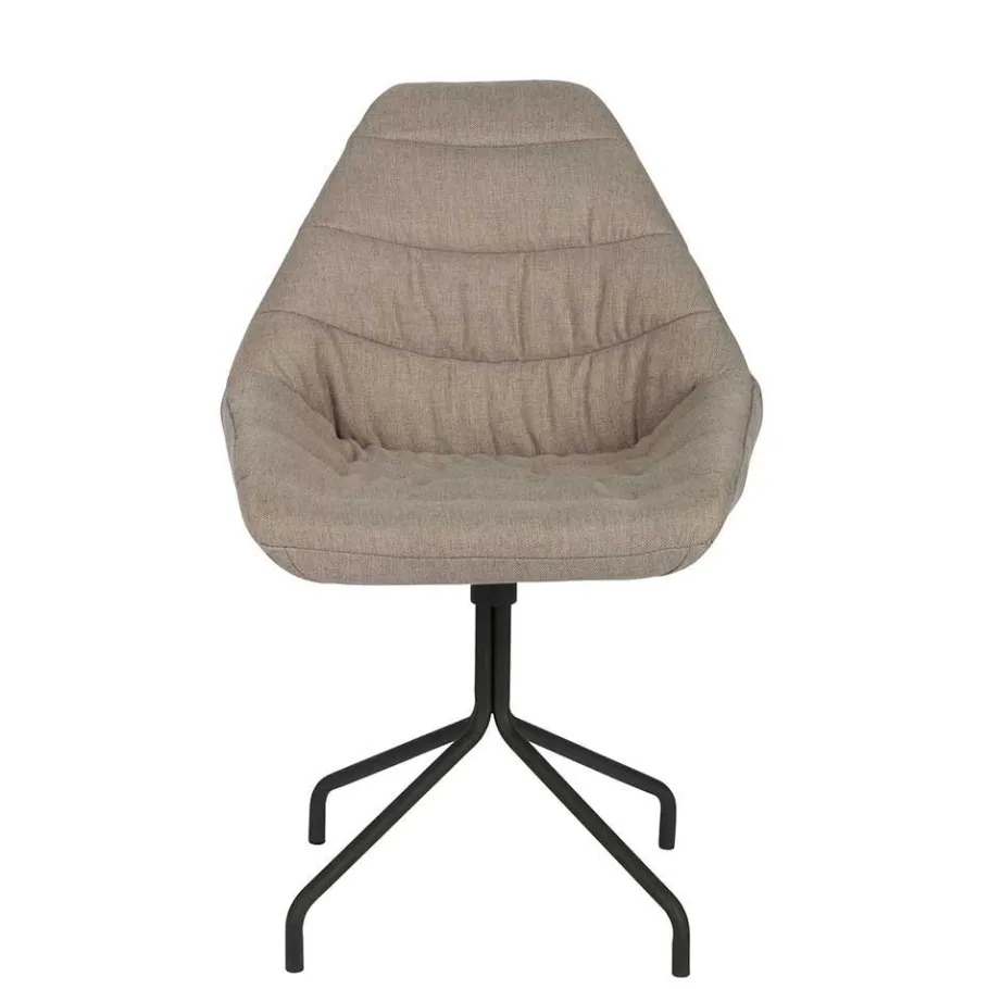 Sale Design Esszimmerstuhl in Taupe Lining gepolstert Stühle