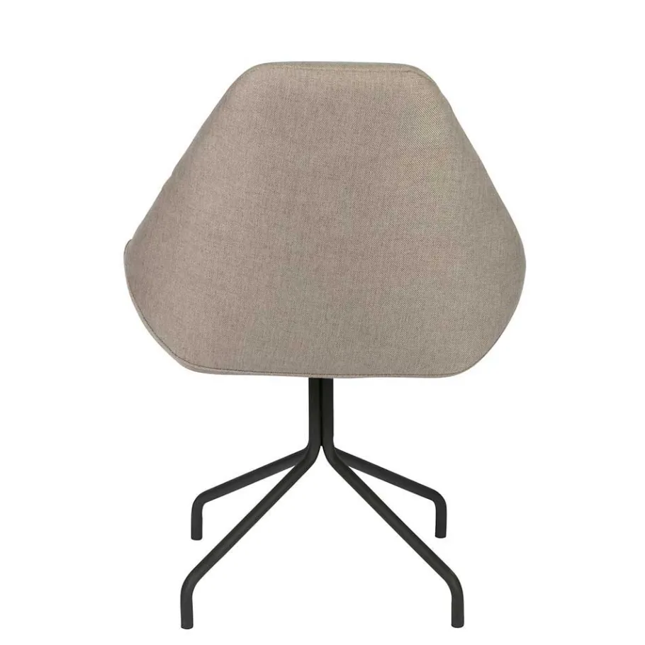 Sale Design Esszimmerstuhl in Taupe Lining gepolstert Stühle