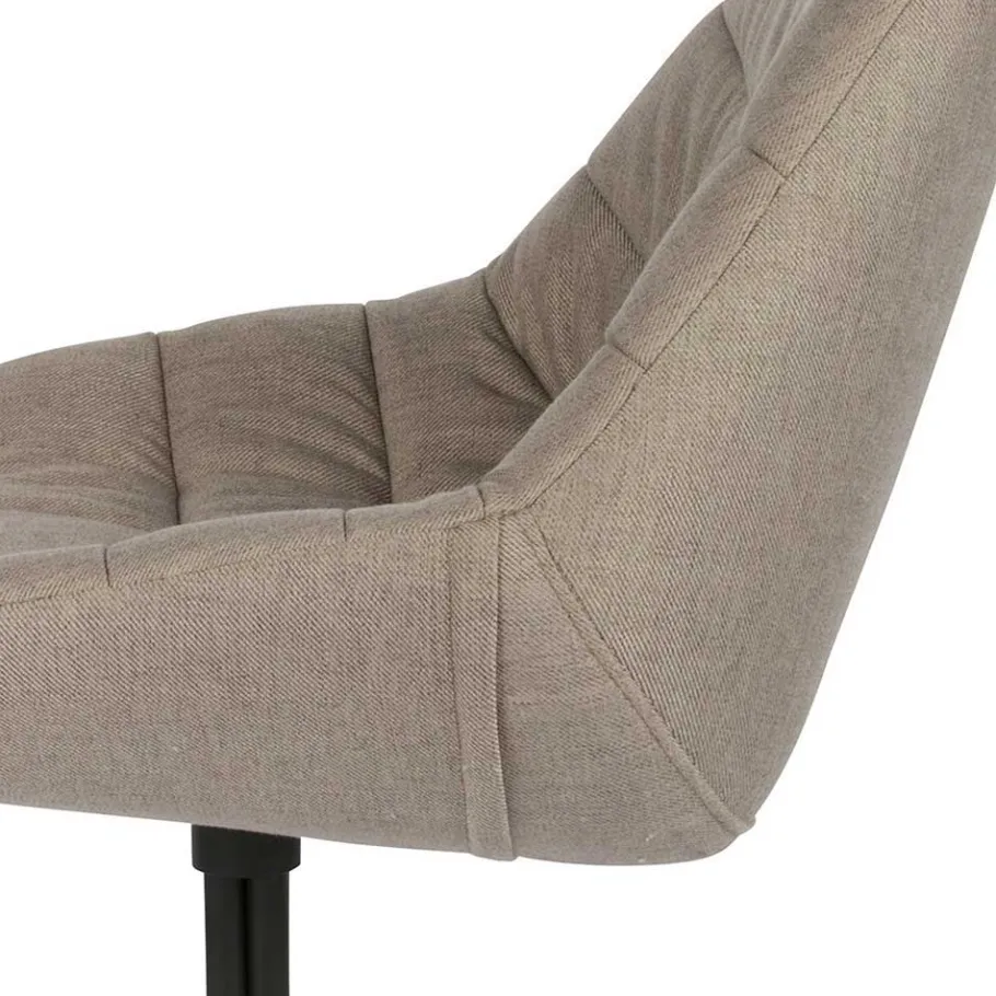 Sale Design Esszimmerstuhl in Taupe Lining gepolstert Stühle