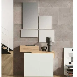 Discount Design Flurkommode & Spiegel Set - Gangizo (fünfteilig) Garderoben