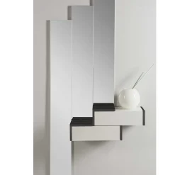 Discount Design Flurmöbel in Weiß & Schwarz - Uwida (vierteilig) Garderoben