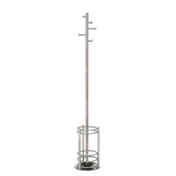 Design GarderobenstĂ€nder aus Edelstahl Marcs gebĂŒrstet Garderoben