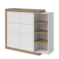 Outlet Design Highboard mit 2 Klappen & 2 Türen - Milvara Highboards|Kommoden