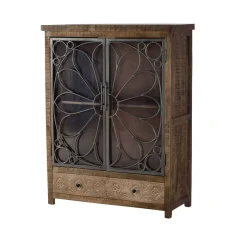 Sale Design Highboard mit Glas Metalltüren - Everton Highboards|Vitrinen