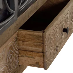 Sale Design Highboard mit Glas Metalltüren - Everton Highboards|Vitrinen