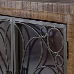 Sale Design Highboard mit Glas Metalltüren - Everton Highboards|Vitrinen