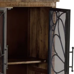 Sale Design Highboard mit Glas Metalltüren - Everton Highboards|Vitrinen