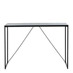 Outlet Design Konsolentisch mit Schwarzglas Platte - Burano Tische