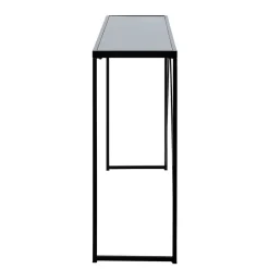 Outlet Design Konsolentisch mit Schwarzglas Platte - Burano Tische