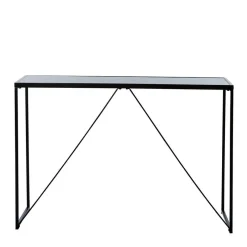 Outlet Design Konsolentisch mit Schwarzglas Platte - Burano Tische
