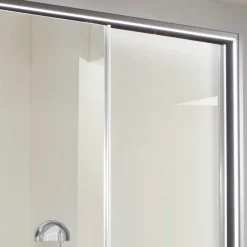 Sale Design Schrank mit Spiegel & Glas Front Hellgrau - Capolyna Kleiderschränke|Schränke