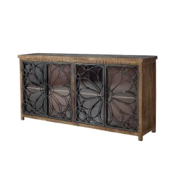 Best Design Sideboard mit vier Glas Metalltüren - Everton Sideboards