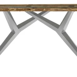 New Design Tisch mit bunter Altholzplatte Shabby - Enyi Tische