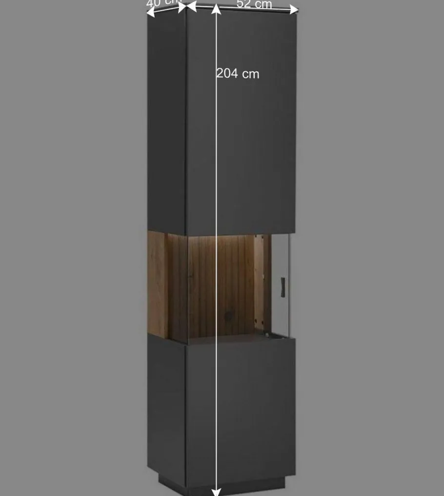 Design TV Anbauwand zweifarbig - Cruzca (dreiteilig) Wohnwände