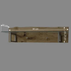 Best Design Wandgarderobe mit Glas-Hutablage - Avidora Garderoben