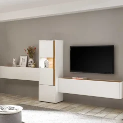 Hot Design Wohnwand 350 cm breit - Nonessia I (dreiteilig) Wohnwände