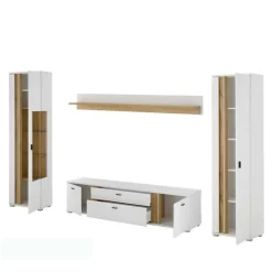 Online Design Wohnwand Möbelset - Racelyn (vierteilig) Wohnwände
