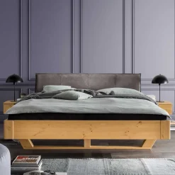 Best Designbett mit Holzkufen aus Kiefer gelaugt - Ravilon Betten