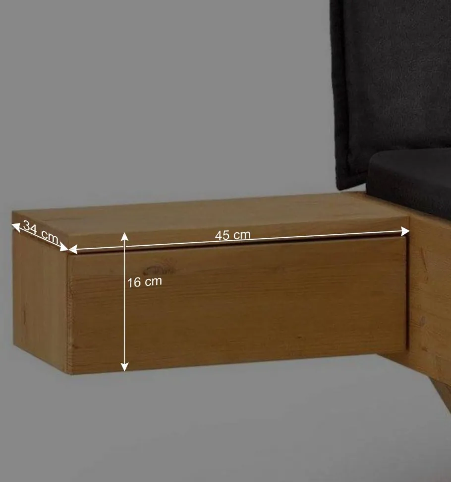 Best Designbett mit Holzkufen aus Kiefer gelaugt - Ravilon Betten