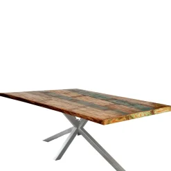 Sale Designer Altholz Esstisch in Mehrfarbig - Dembley Tische