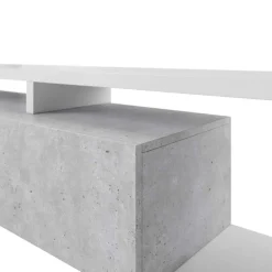 Online Designer TV Anbauwand in Betonoptik - Venatio (dreiteilig) Wohnwände