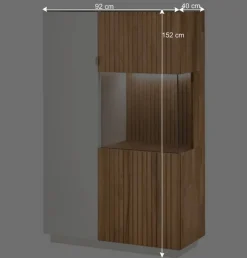 New Designer TV Wohnwand in Weiß - Miloris (dreiteilig) Wohnwände