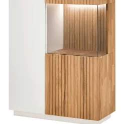 New Designer TV Wohnwand in Weiß - Miloris (dreiteilig) Wohnwände