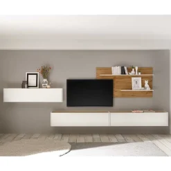 Online Designer Wohnwand Möbelset - Nonessia (vierteilig) Wohnwände