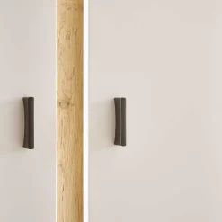 Outlet Designer Wohnwand mit LED Beleuchtung - Racelyn (vierteilig) Wohnwände