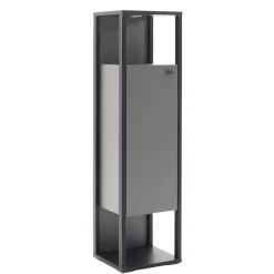 New Designer-Wohnwand Möbel in Grau - Ridona (dreiteilig) Wohnwände