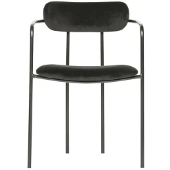 Best Designstuhl mit Armlehnen aus Samt - Viper (2er Set) Stühle