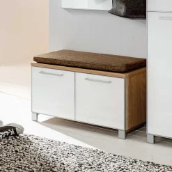 Clearance Dielenbank Wynoca mit Weißglas Sitzbank