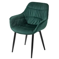 Best Dining Chair mit Armlehnen in Dunkelgrün - Pilawan Stühle