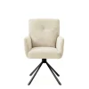 Sale Drehbare Armlehnstühle in Beige - Laans (2er Set) Stühle
