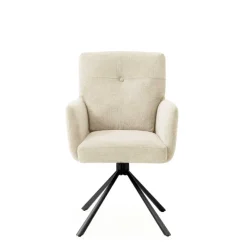 Sale Drehbare Armlehnstühle in Beige - Laans (2er Set) Stühle