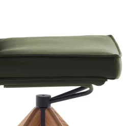 Sale Drehbare Lederstühle in Oliv Grün - Diziana (2er Set) Stühle