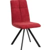 Sale Drehbarer Polsterstuhl in Rot - Tefano (2er Set) Stühle