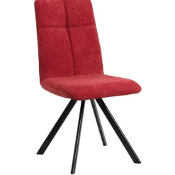 Sale Drehbarer Polsterstuhl in Rot - Tefano (2er Set) Stühle
